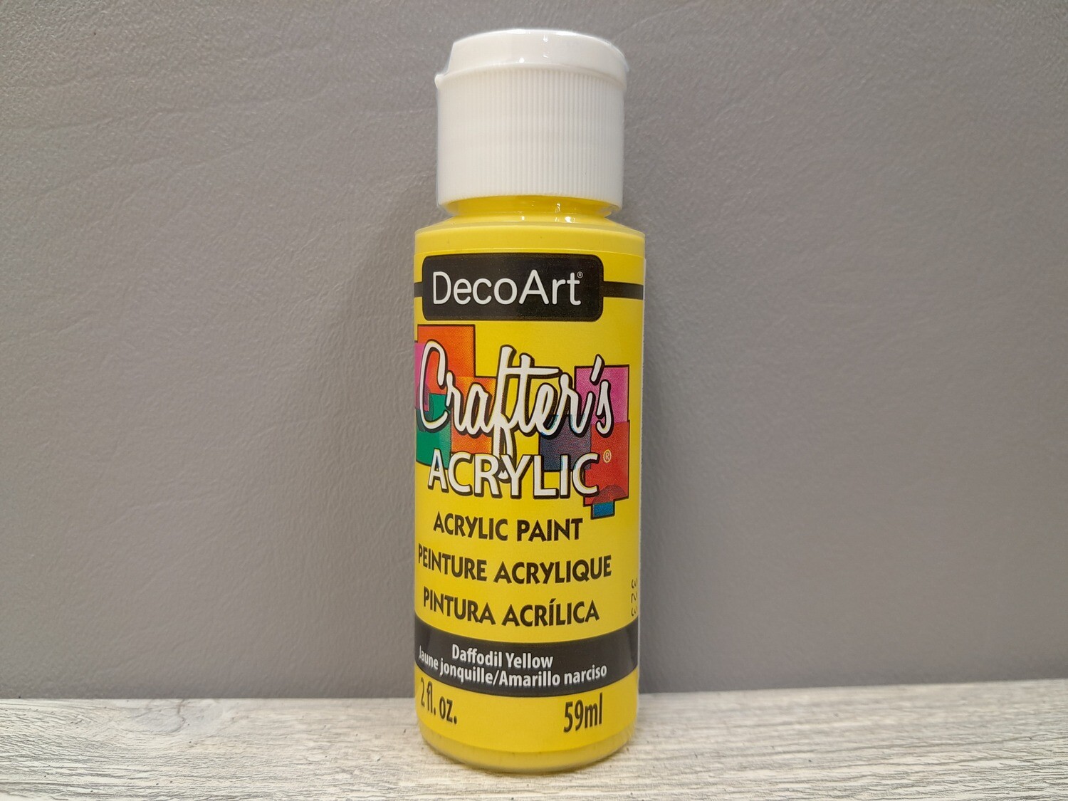 2oz Acrylic Paint Daffodil Yellow