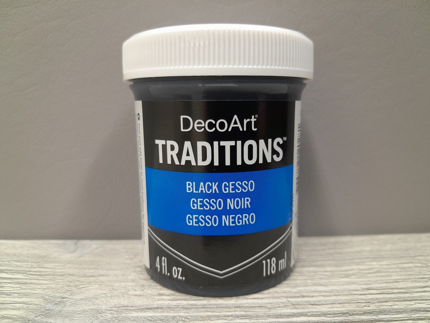 4oz Gesso Black