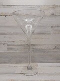 20&quot; Martini Glass 6.4&quot; base, 10.8&quot; Opening (Glass)