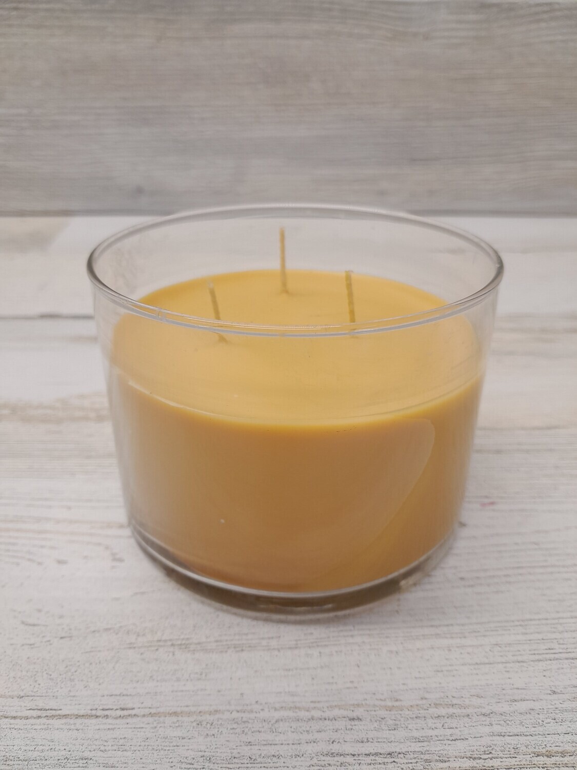 3 Wick Jar Candle Dark Beige Vanilla Frappuccino