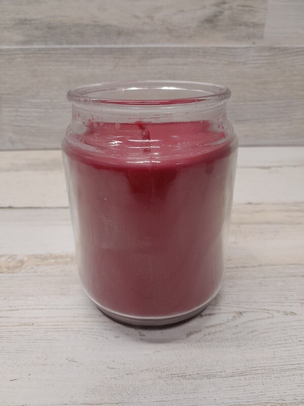 20oz 1 Wick Jar Candle Burgundy Cherry