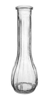 8.5&quot; Swirl Bud Vase w/1.25&quot;Opening (Glass)