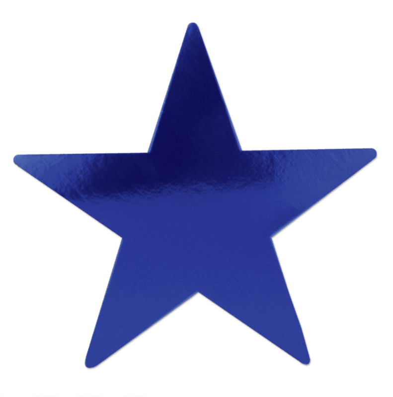 12&quot; Foil Star Blue