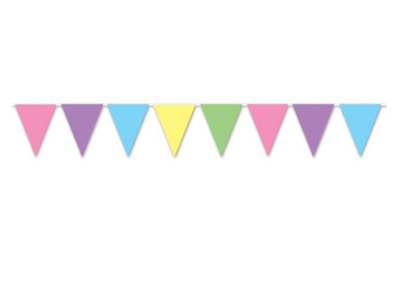 11&quot;x12&#39; Pennant Banner Pastel