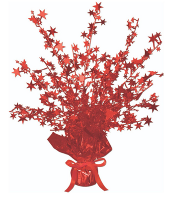 15&quot; Star Centerpiece Red