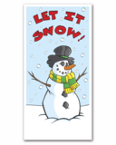 5&#39;x30&quot; Winter Let It Snow Door Cover