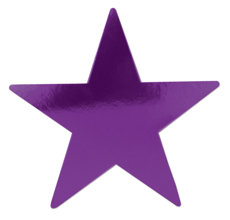 5&quot; Foil Star Purple