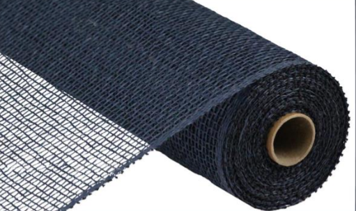 10&quot;x10yd Poly Burlap Mesh Navy