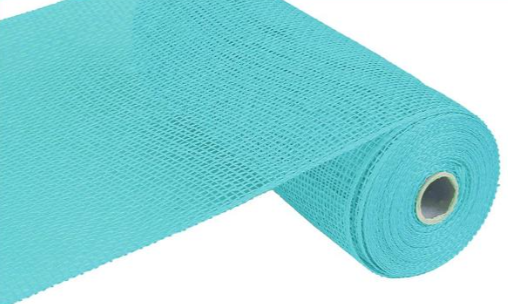 10&quot;x10yd Poly Burlap Mesh Turquoise