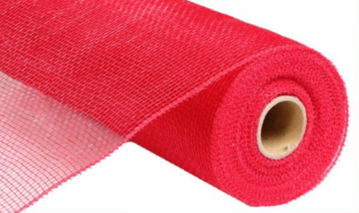 10&quot;x10yd Solid Deco Mesh Red