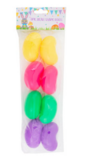 8pc 2.5&quot; Jelly Bean Easter Eggs Pink/Yellow/Green/Purple