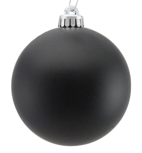 120mm V.P. Smooth Ornament Matte Black