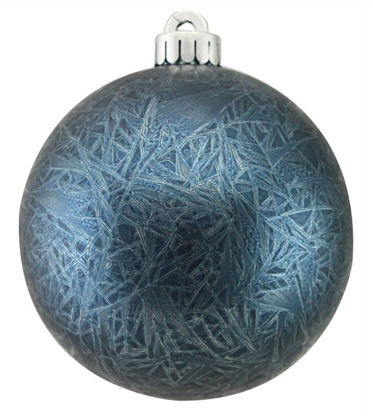 150mm Feather Smooth Ornament Navy