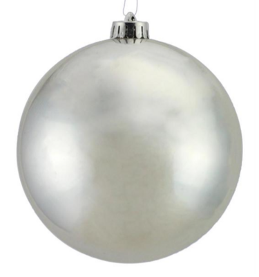 150mm V.P. Smooth Ornament Silver