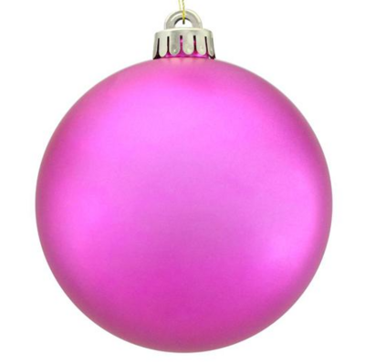 150mm V.P. Smooth Ornament Matte Fuchsia