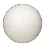 150mm Glitter Ornament White