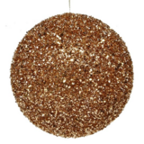 150mm Glitter Ornament Rose Gold