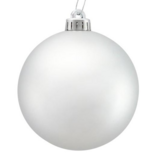 200mm V.P. Smooth Ornament Matte Silver