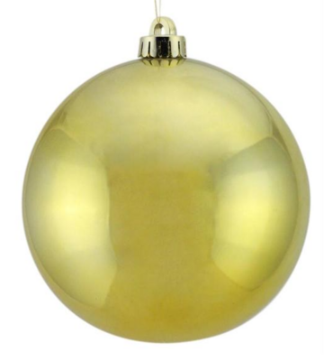 200mm V.P. Smooth Ornament Gold