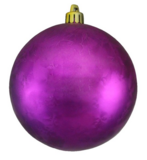 200mm Feather Smooth Ornament Purple