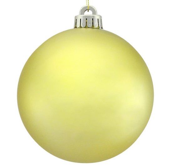 250mm V.P. Smooth Ornament  Matte Gold