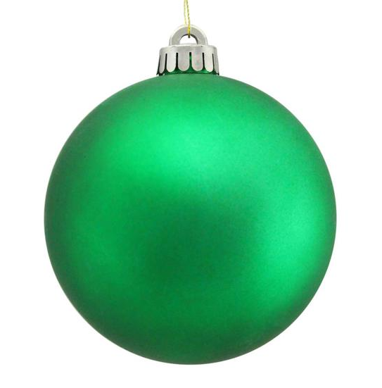 250mm V.P. Smooth Ornament Matte Green