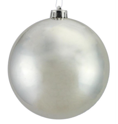 250mm V.P. Smooth Ornament Silver