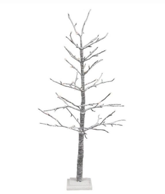 47.25&quot; Snow Twig Tree w/Lights