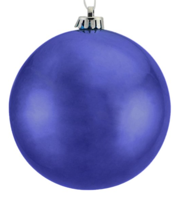 80mm V.P. Plastic Smooth Ornament Royal