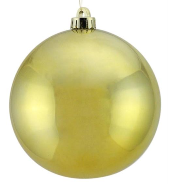 80mm V.P. Smooth Ornament Gold