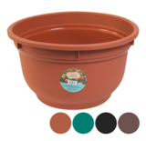 15&quot;x9&quot; Round Planter Assorted (Plastic)