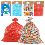 36&quot;x44&quot; Giant Plastic Gift Bag w/Ties &amp; Tags Assorted