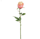 17.5&quot; Rosebud Stem w/1.75&quot;x2.5&quot; Head Pink