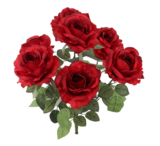 23&quot; Rose Bush x7 w/4.5&quot; Heads Red