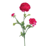 27&quot; Ranunculus Spray x3 w/1 Bud &amp; 2.5&quot;-3&quot; Heads Beauty