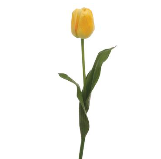 24&quot; Soft Touch Tulip Yellow