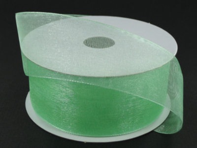 1.5&quot;x25yd Organza Mint