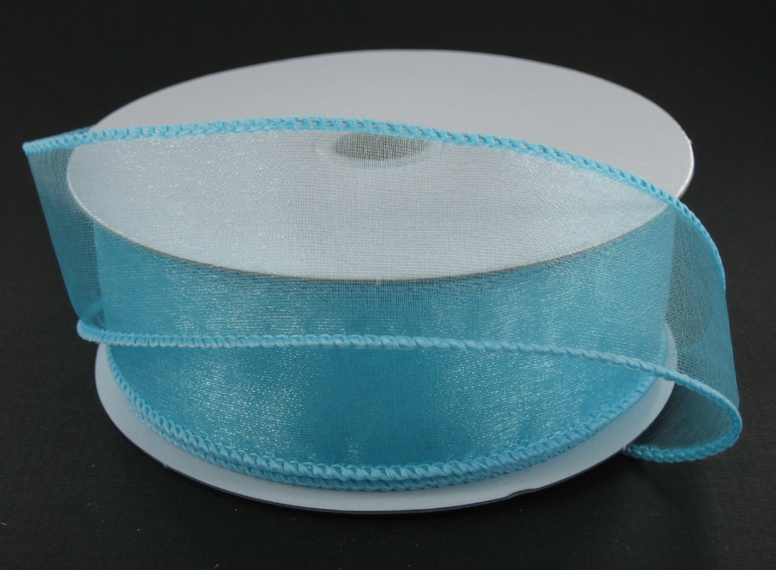 1.5&quot;x25yd Wired Sheer Aqua