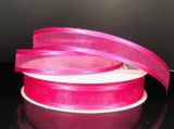 5/8&quot;x25yd Satin Edge Sheer Fuchsia