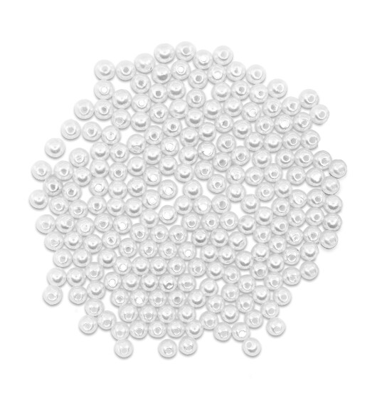 265pc 5mm Pearl Beads White