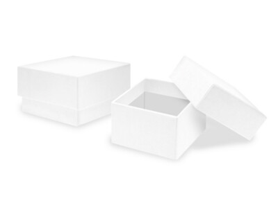 2pc 2.75&quot;x2.75&quot;x1.5&quot; Favor Boxes White