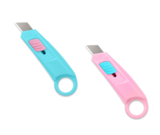 2pc Mini Box Cutters w/Key Ring Blue/Pink