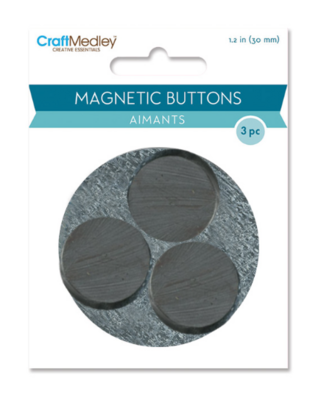 3pc 30mm Magnetic Buttons