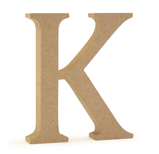 5-1/8&quot; Wood &quot;K&quot;