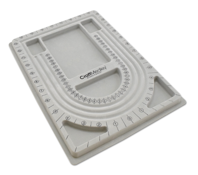 9.4&quot;x12.6&quot; Jewelry/Beading Board Grey