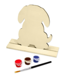 7&quot;x6&quot; DIY Wood Stand Up Dog Painting Kit