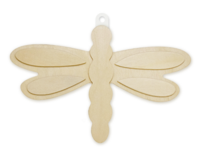 7&quot;x4.5&quot; Wooden Dragonfly