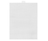 7 Plastic Mesh Canvas 10.5&quot;x13.5&quot; White