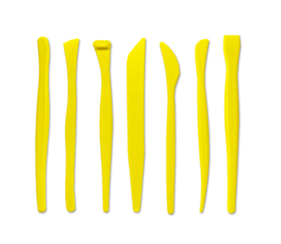 7pc Clay Sculpting/Modeling Tools Yellow