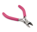 Diagonal Cutters w/Soft Grip Handles Pink